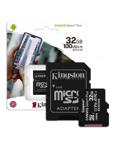 Memoria Microsd Kingston 32gb Case 10 Canvas Select Plus
