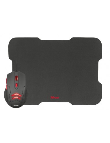 Mouse Gamer Y Mousepad C/ Cable Trust Ziva
